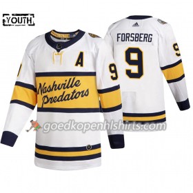 Nashville Predators Filip Forsberg 9 Adidas 2020 Winter Classic Authentic Shirt - Kinderen